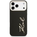 Etui Karl Lagerfeld Karl Script Logo do iPhone 17 Pro Max czarny