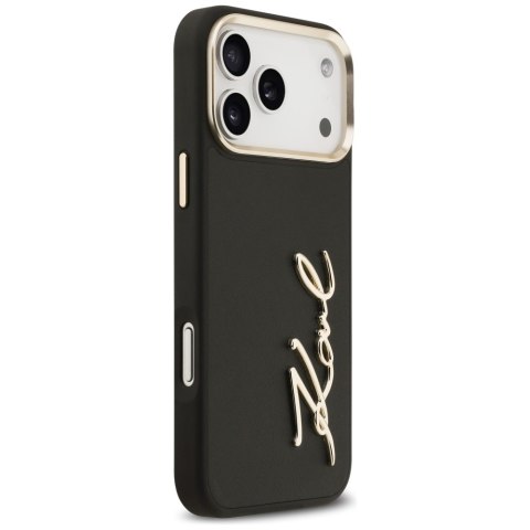Etui Karl Lagerfeld Karl Script Logo do iPhone 17 Pro Max czarny