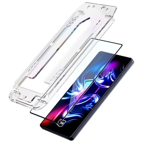 Szkło hartowane 3MK HardGlass Max z aplikatorem do Apple iPhone 16 Pro/17