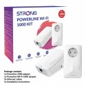 Adapter PLC STRONG POWERL1000WFDUOEUV2 Biały (2 Sztuk)