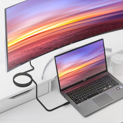 Kabel USB-C Aisens A107-0706 Czarny 4 m