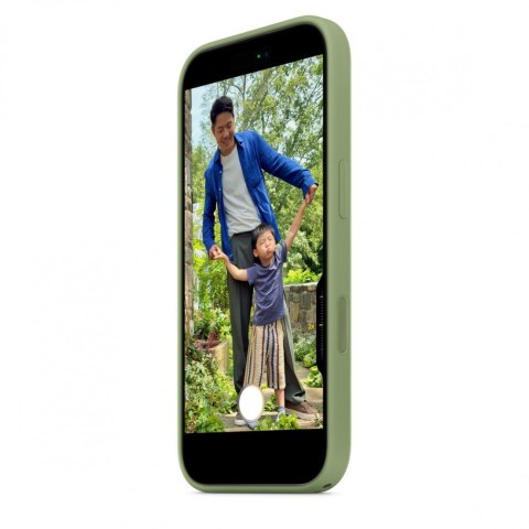 Etui silikonowe z MagSafe do iPhonea 17 - jasny mech