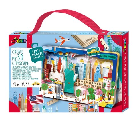 Puzzle Stwórz pejzaż miejski 3D - Nowy Jork