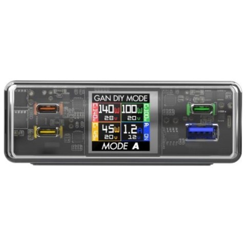 Stacja ładująca 4smarts Lucid 300W z trybem DIY szary