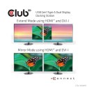 CLUB3D SenseVision USB3.0 Dual Display Docking Station