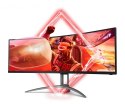 AOC B2 AG493UCX2 monitor komputerowy 124 cm (48.8") 5120 x 1440 px Quad HD LED Czarny