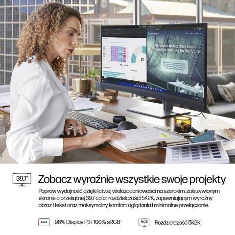 HP Monitor konferencyjny Pro seria 7 5K2K - 740pm, 39,7"
