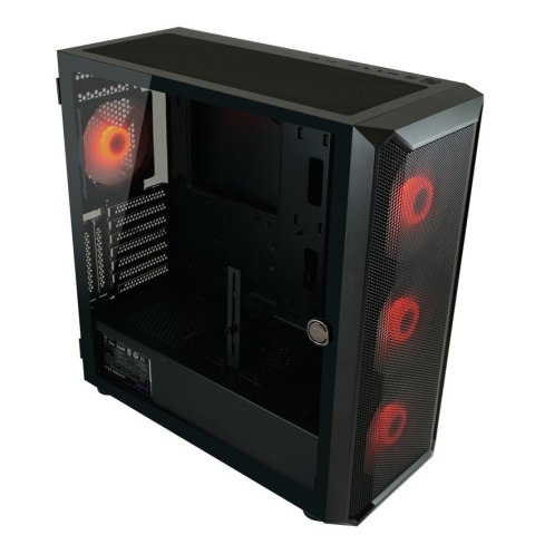 LC-Power Gaming 804B - Midi Tower - obudowa PC - ATX - micro ATX - Mini-ITX - Metal - Plastik - Szkło hartowane - 16 cm