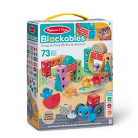 Zestaw do budowania Melissa & Doug Blockables 73 Części