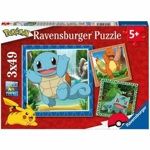Zestaw 3 Puzzli Ravensburger 49 Części 147 Części 3 Sztuk