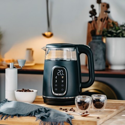 Czajnik elektryczny ADLER AD 1305 czarno-srebrny