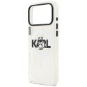 Etui Karl Lagerfeld IML Choupette Sketch Logo MagSafe do iPhone 17 Pro przezroczysty