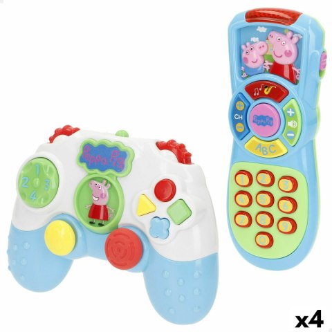 Telefon do Nauki Peppa Pig 15 x 11 x 5 cm (4 Sztuk)