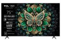 Telewizor TCL C6K 75C6K 190,5 cm (75") 4K Ultra HD Smart TV Wi-Fi Metaliczny