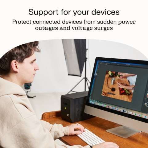 Zasilacz awaryjny UPS 1050W/1500VA czysta sinusoida