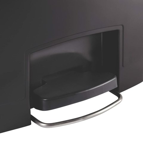 Kosz na Śmieci Rubbermaid TAPA BASCULANTE Biały Czarny Plastikowy 25 L