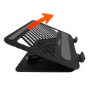 MEDIA-TECH REGULOWANA, OBRACANA, ERGONOMICZNA PODSTAWKA POD LAPTOPA LAPTOP STAND ROTO MT2662
