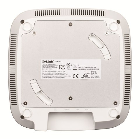 D-Link DAP-2682 Nuclias Connect Wireless AC2300 Wave 2 Dwuzakresowy punkt dostępowy PoE - 2,4 GHz - 5 GHz - 1700 Mbit/s - 64-bit