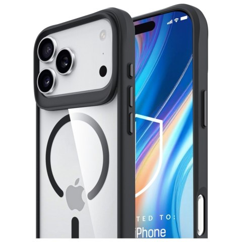 Etui 3MK Satin Armor MagCase do Apple iPhone 17 Pro przezroczysty