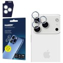 Ochrona na obiektyw aparatu 3MK HARDY Lens Protection Pro do Apple iPhone 17 Pro / 17 Pro Max srebrny