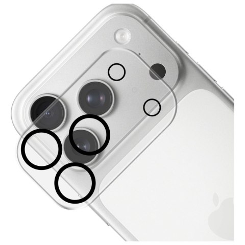 Ochrona na obiektyw aparatu 3MK Lens Pro Full Cover do Apple iPhone 17 Pro