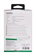 Ugreen zewnętrzna karta dźwiękowa adapter USB -3,5 mm mini jack 15cm (czarny)