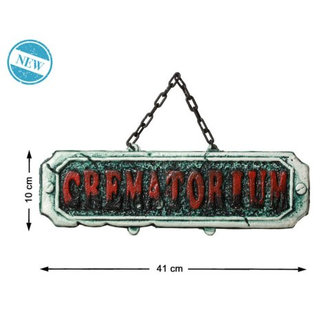 Dekoracje na Halloween Crematorium 41 x 10 cm