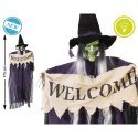 Dekoracje na Halloween Welcome Czarownica 175 cm