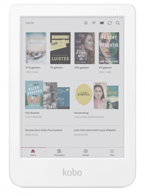 Ebook Kobo Clara Colour 6" E-Ink Kaleido 3 16GB WI-FI White