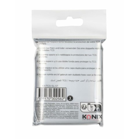 Koszulki na karty KONIX 100 Sztuk