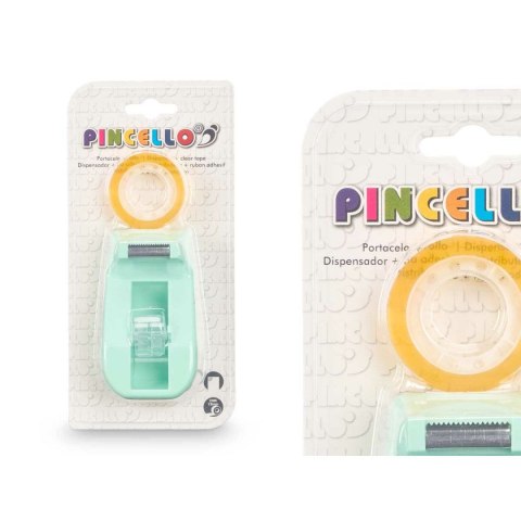 Dozownik taśmy klejącej Pincello Kolor Zielony Fioletowy Różowy 10 x 21,5 x 4,5 cm (12 Sztuk)