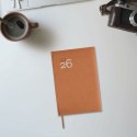 Kalendarz książkowy Finocam DYNAMIC MILANO Brązowy A5 21 x 27 cm 2026