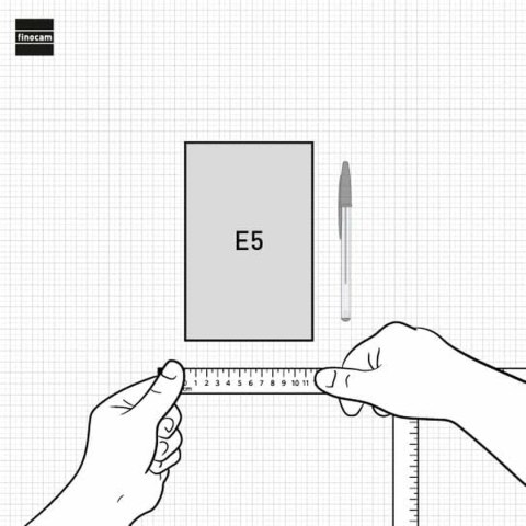 Kalendarz książkowy Finocam YEAR Czarny 11,7 x 18,1 cm 2026