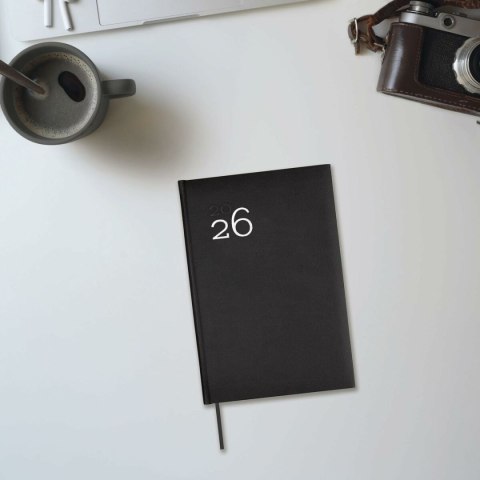 Kalendarz książkowy Finocam DYNAMIC MILANO Czarny A5 21 x 27 cm 2026