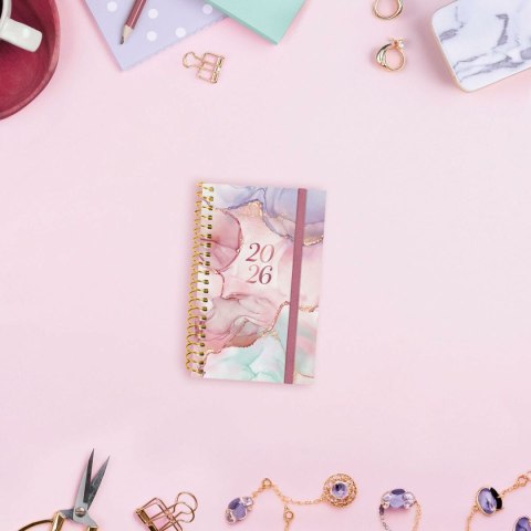 Kalendarz książkowy Finocam DESIGN COLLECTION Goldy Mini 7,9 x 12,7 cm 2026