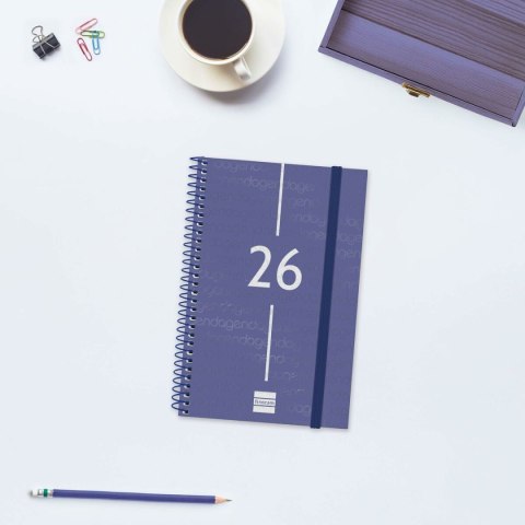 Kalendarz książkowy Finocam YEAR Niebieski 11,7 x 18,1 cm 2026