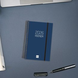 Kalendarz książkowy Finocam OPAQUE Niebieski 11,7 x 18,1 cm 2026