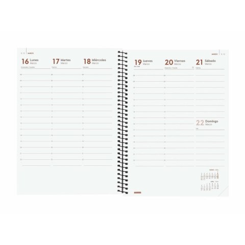 Kalendarz książkowy Finocam OPAQUE Niebieski A5 15,5 x 21,2 cm 2026