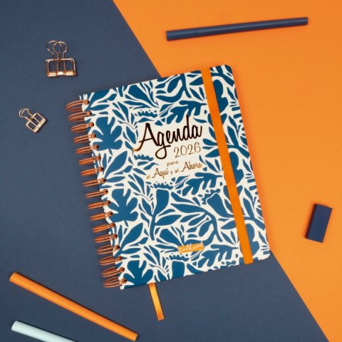 Kalendarz książkowy Finocam TALKUAL A5 15,5 x 21,7 cm 2026