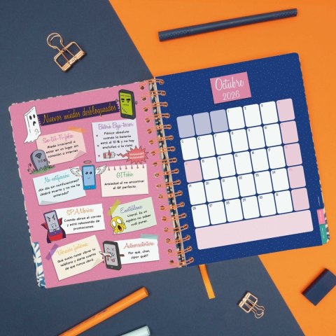 Kalendarz książkowy Finocam TALKUAL A5 15,5 x 21,7 cm 2026