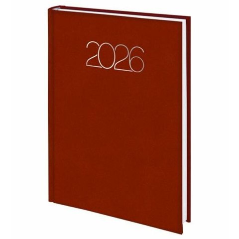 Dziennik przychodów i wydatków Deusto PREMIUM Brązowy A5 14,5 x 20,5 cm 2026