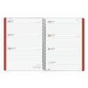 Kalendarz książkowy Finocam MY Czerwony A5 15,5 x 21,2 cm 2026