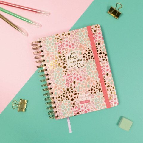 Kalendarz książkowy Finocam TALKUAL A5 15,5 x 21,7 cm Złoty 2026