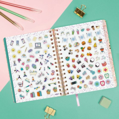 Kalendarz książkowy Finocam TALKUAL A5 15,5 x 21,7 cm Złoty 2026