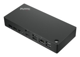 Lenovo Uniwersalna stacja dokująca ThinkPad USB-C UE Stacja dokująca Porty Ethernet LAN (RJ-45) 1 Ilość portów VGA (D-Sub) 1 Ilo