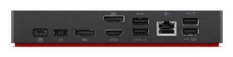 Lenovo Uniwersalna stacja dokująca ThinkPad USB-C UE Stacja dokująca Porty Ethernet LAN (RJ-45) 1 Ilość portów VGA (D-Sub) 1 Ilo