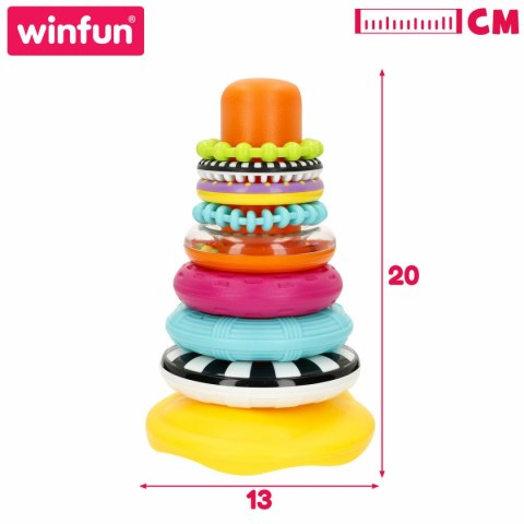 Klocki Segmentowe Winfun 13 x 20 x 13 cm (6 Sztuk)