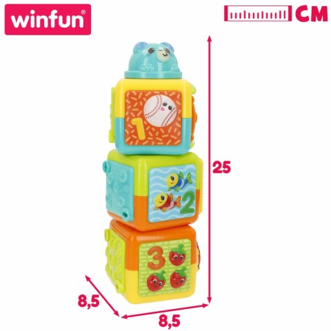 Klocki Segmentowe Winfun 8,5 X 25 X 8,5 CM (6 Sztuk)
