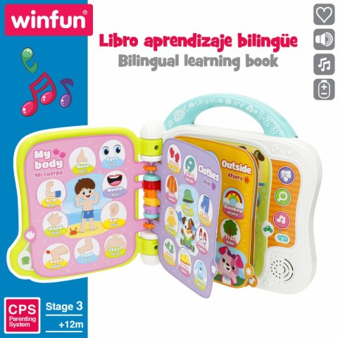 Interaktywna książeczka dla dzieci Winfun 22 x 4 x 21 cm (4 Sztuk)