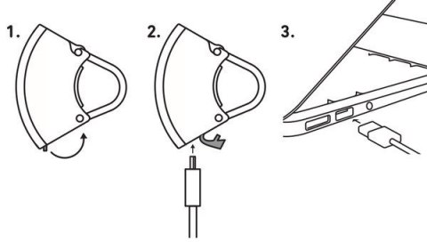Lampka rowerowa BOOKMAN Curve Front Light 220lm